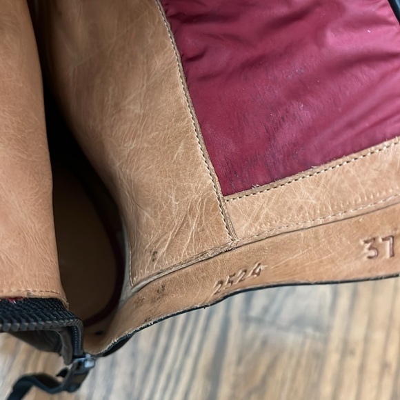 Premiata ankle Leather heels black boots Made in Italy size 6 - Picture 7 of 10